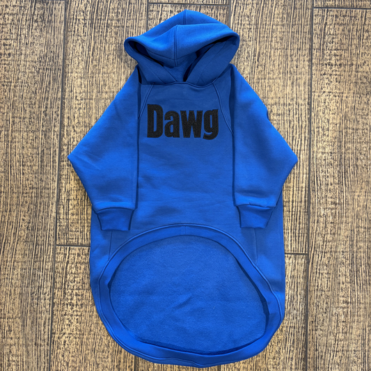 Solid Royal Blue Dog Hoodie