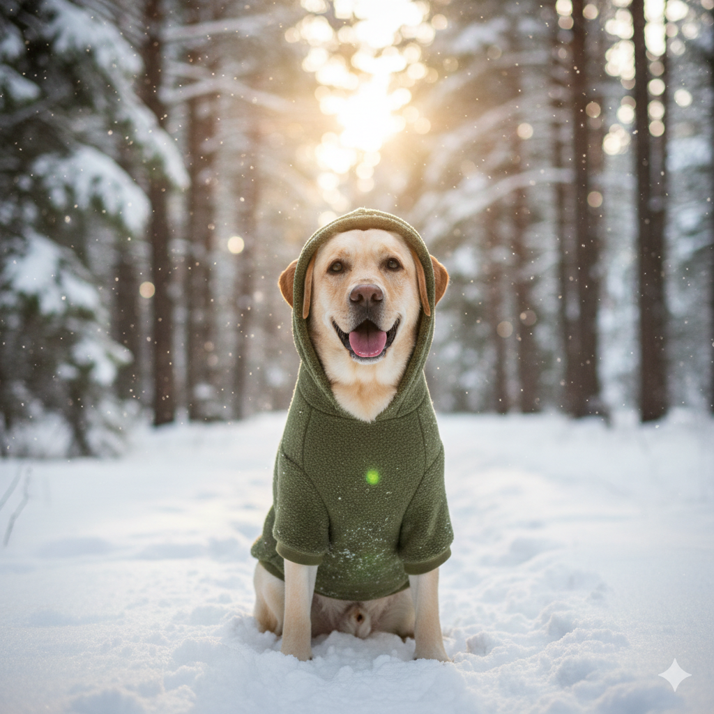 Winter Dog Hoodies