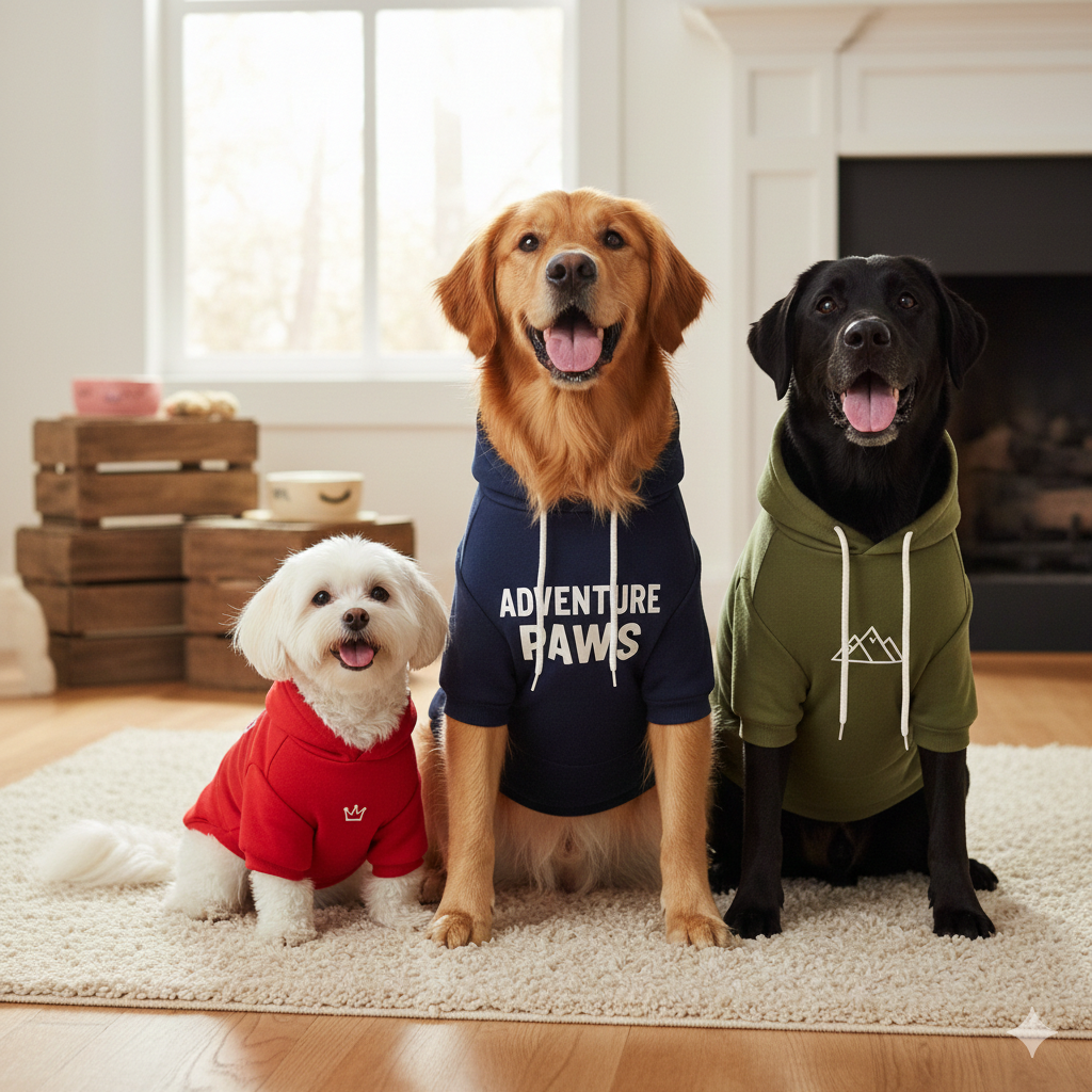 Statement Dog Hoodies