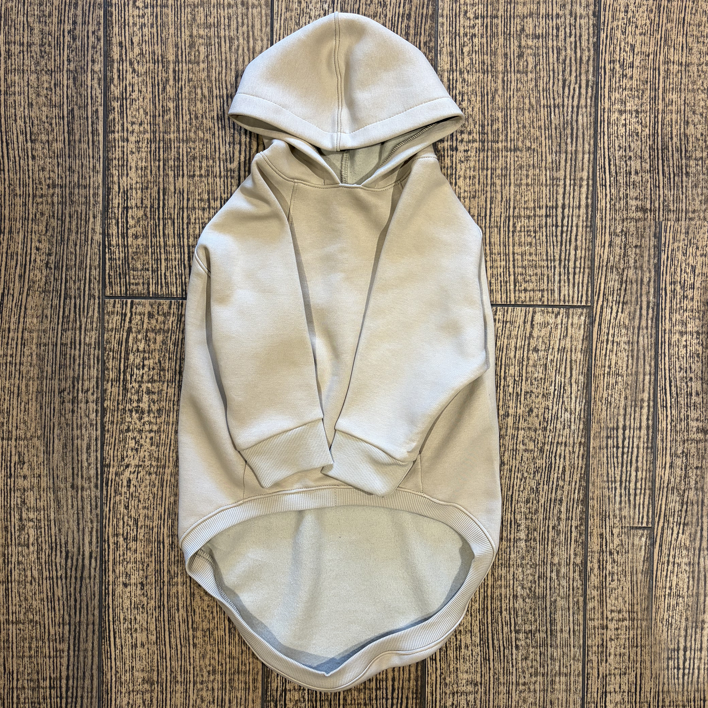 Minimal Beige Dog Hoodie Soft & Cozy Winter Hoodie for Dogs