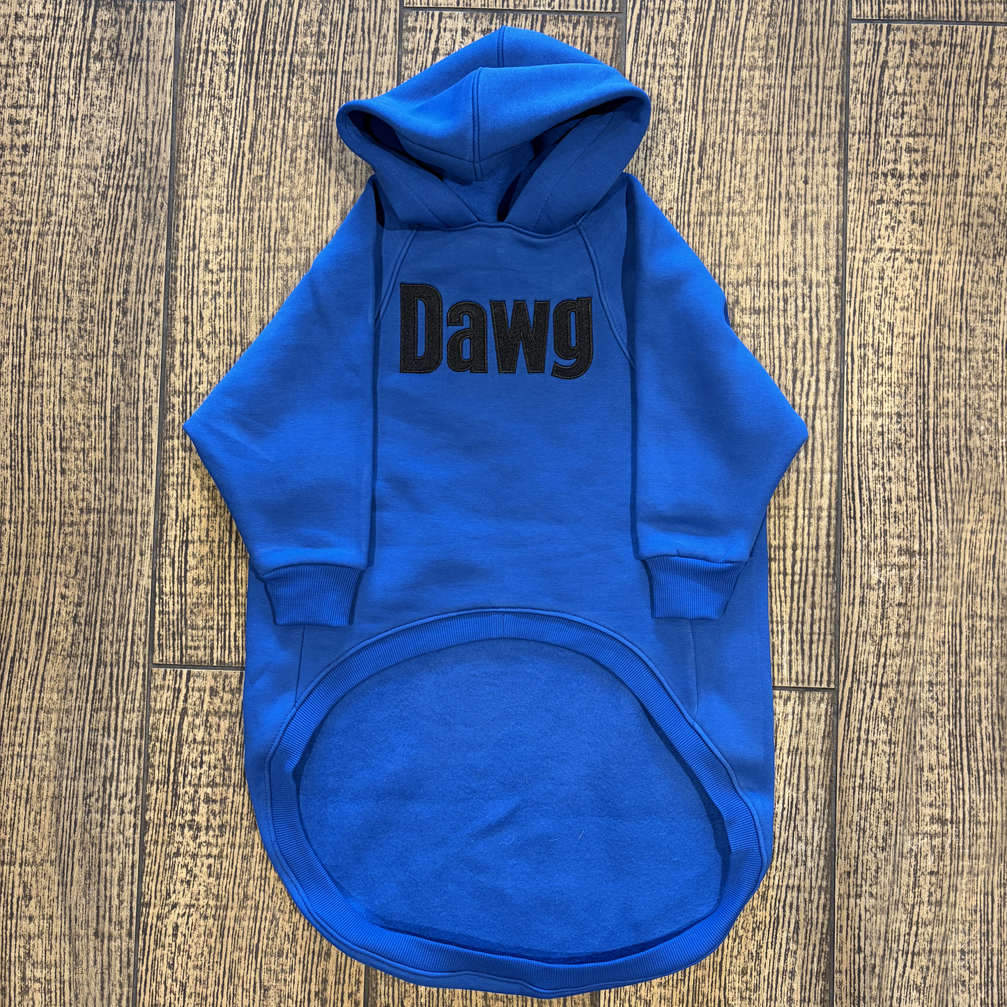 Solid Royal Blue Dog Hoodie – Everyday Winter Wear for Dogs