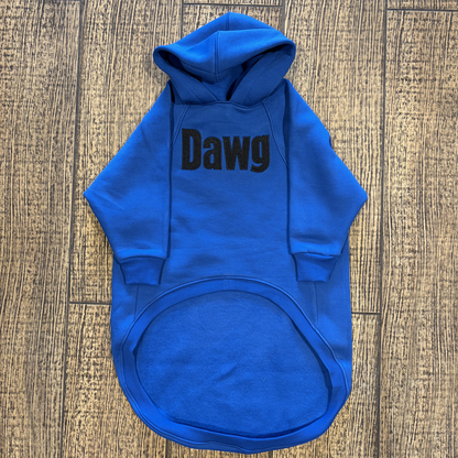 Solid Royal Blue Dog Hoodie – Everyday Winter Wear for Dogs